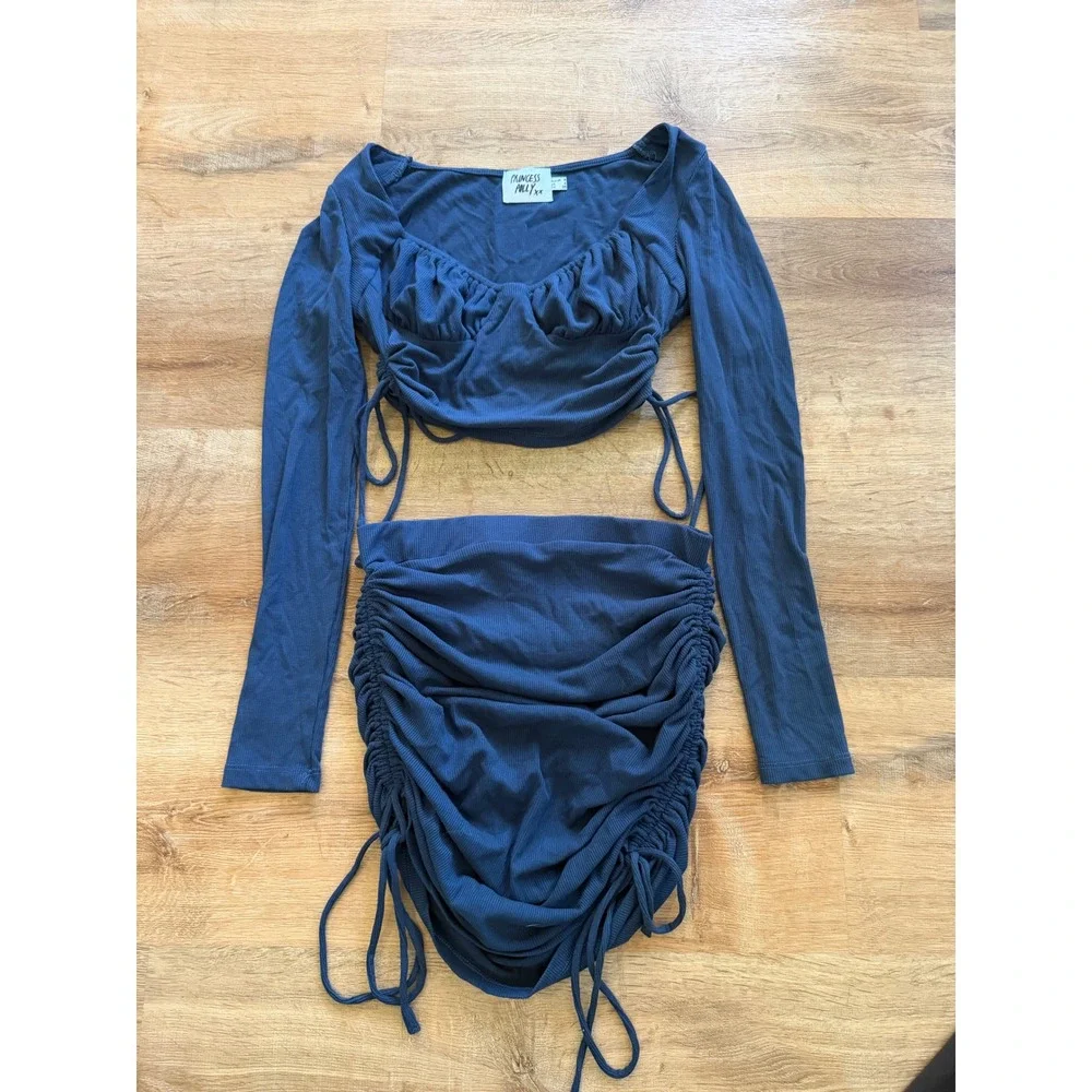 Princess Polly Matching Navy Blue Set